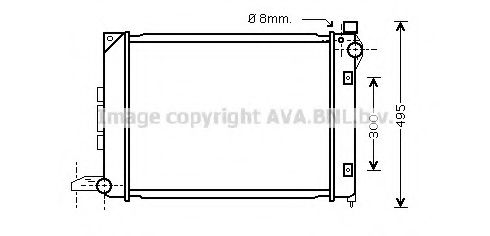 Imagine Radiator, racire motor PRASCO AU2164