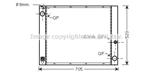 Imagine Radiator, racire motor PRASCO AU2183