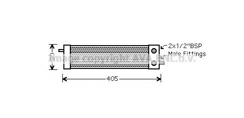 Imagine Radiator ulei, ulei motor PRASCO AU3189