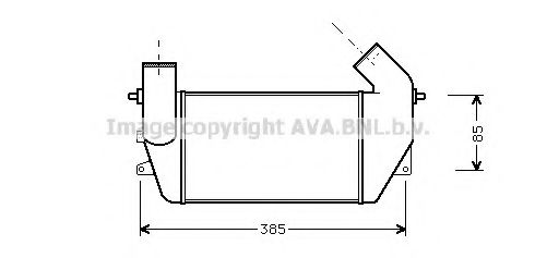 Imagine Intercooler, compresor PRASCO AU4128