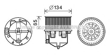 Imagine Electromotor, ventilatie interioara PRASCO AU8221