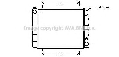 Imagine Radiator, racire motor PRASCO AUA2084