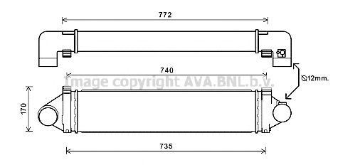 Imagine Intercooler, compresor PRASCO AUA4219