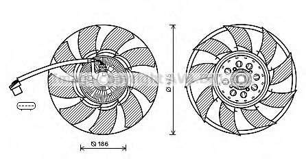 Imagine Cupla, ventilator radiator PRASCO AUC212