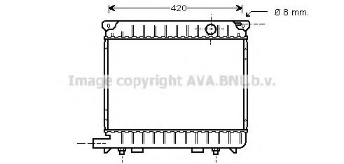 Imagine Radiator, racire motor PRASCO BW2014