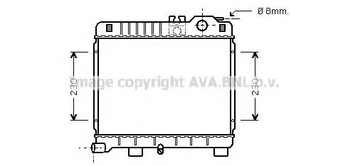 Imagine Radiator, racire motor PRASCO BW2027