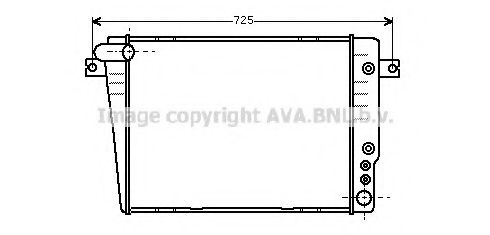 Imagine Radiator, racire motor PRASCO BW2035