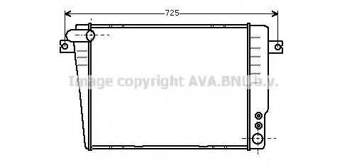 Imagine Radiator, racire motor PRASCO BW2036