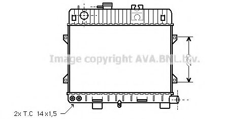 Imagine Radiator, racire motor PRASCO BW2052