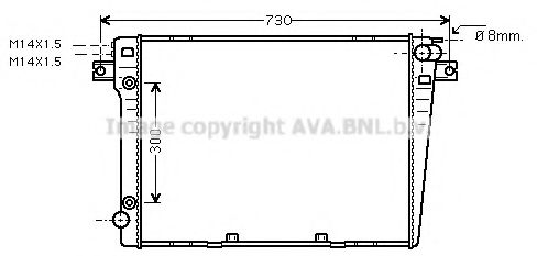 Imagine Radiator, racire motor PRASCO BW2058