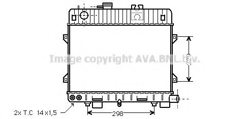 Imagine Radiator, racire motor PRASCO BW2067