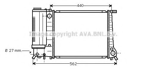 Imagine Radiator, racire motor PRASCO BW2081