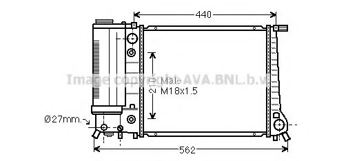 Imagine Radiator, racire motor PRASCO BW2082