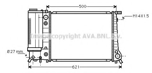 Imagine Radiator, racire motor PRASCO BW2084