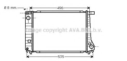 Imagine Radiator, racire motor PRASCO BW2086