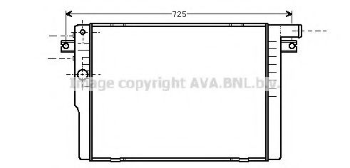 Imagine Radiator, racire motor PRASCO BW2091