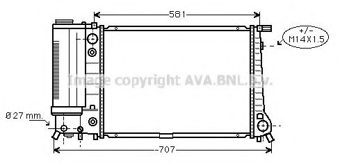 Imagine Radiator, racire motor PRASCO BW2105