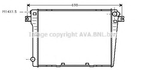 Imagine Radiator, racire motor PRASCO BW2109