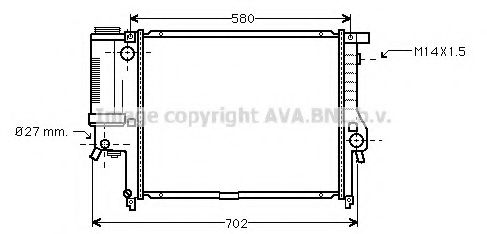 Imagine Radiator, racire motor PRASCO BW2121