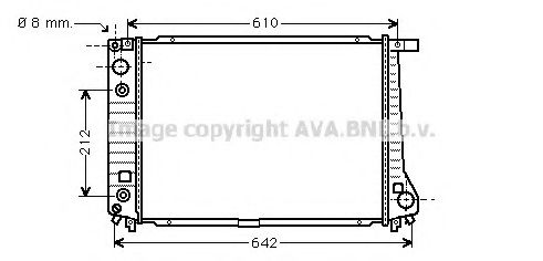 Imagine Radiator, racire motor PRASCO BW2126