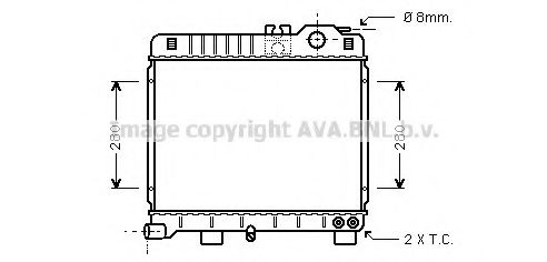 Imagine Radiator, racire motor PRASCO BW2151