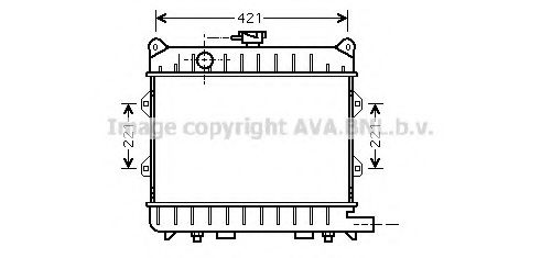 Imagine Radiator, racire motor PRASCO BW2154