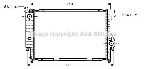 Imagine Radiator, racire motor PRASCO BW2164