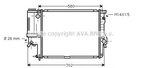 Imagine Radiator, racire motor PRASCO BW2186