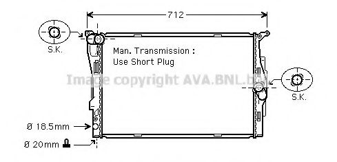 Imagine Radiator, racire motor PRASCO BW2291