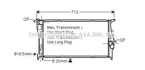 Imagine Radiator, racire motor PRASCO BW2293