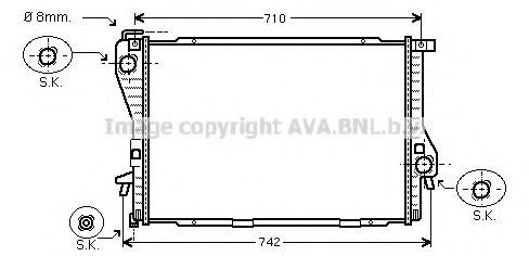 Imagine Radiator, racire motor PRASCO BW2300