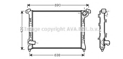 Imagine Radiator, racire motor PRASCO BW2314