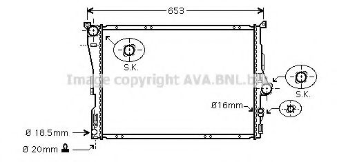 Imagine Radiator, racire motor PRASCO BW2343