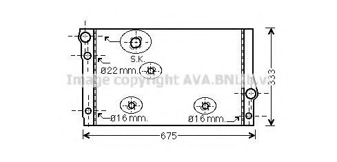 Imagine Radiator, racire motor PRASCO BW2354