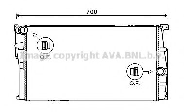 Imagine Radiator, racire motor PRASCO BW2446