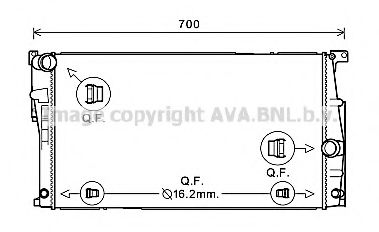 Imagine Radiator, racire motor PRASCO BW2447