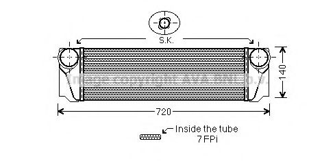 Imagine Intercooler, compresor PRASCO BW4376