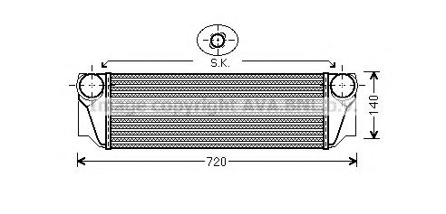 Imagine Intercooler, compresor PRASCO BW4413