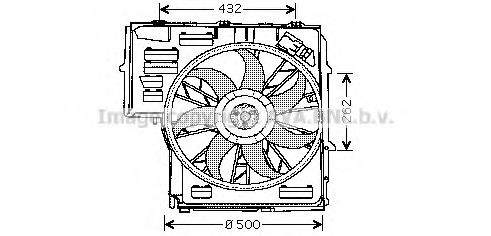 Imagine Ventilator, radiator PRASCO BW7505