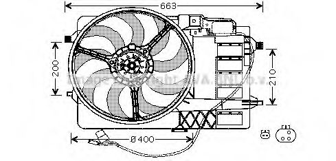 Imagine Ventilator, radiator PRASCO BW7506