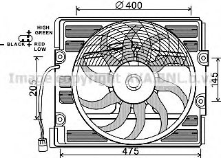 Imagine Ventilator, radiator PRASCO BW7512