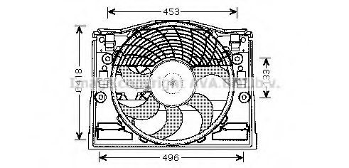 Imagine Ventilator, radiator PRASCO BW7513