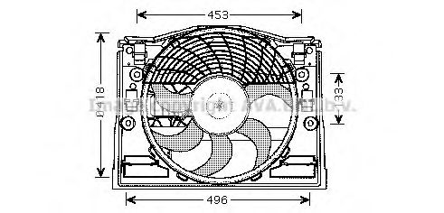 Imagine Ventilator, radiator PRASCO BW7514