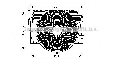 Imagine Ventilator, radiator PRASCO BW7518