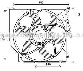 Imagine Ventilator, radiator PRASCO BW7520