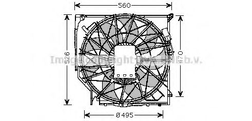 Imagine Ventilator, radiator PRASCO BW7521