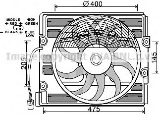 Imagine Ventilator, radiator PRASCO BW7527