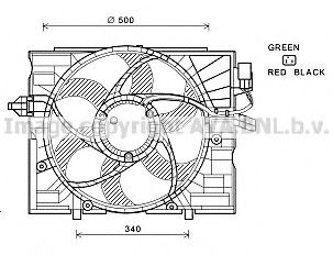 Imagine Ventilator, radiator PRASCO BW7532