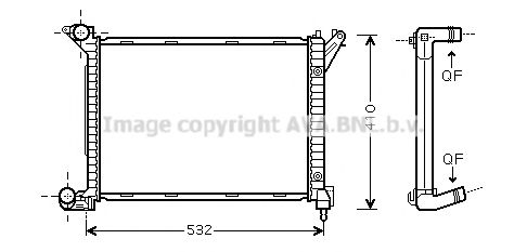 Imagine Radiator, racire motor PRASCO BWA2263