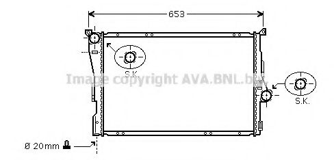 Imagine Radiator, racire motor PRASCO BWA2278